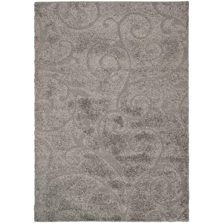 Safavieh 2 ft. 3 in. x 5 ft. Shag Power Loomed Accent Area Rug, Grey SG455-8013-25